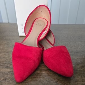 a new day Red Women's Suede Flats